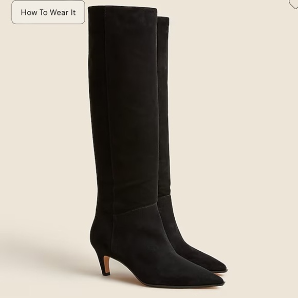 J. Crew Shoes - J. Crew New Stevie knee-high pull-on boots in suede